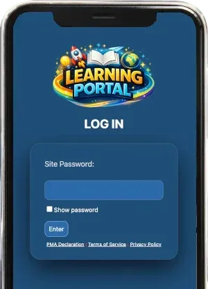 SEHAP Learning Portal on mobile phone